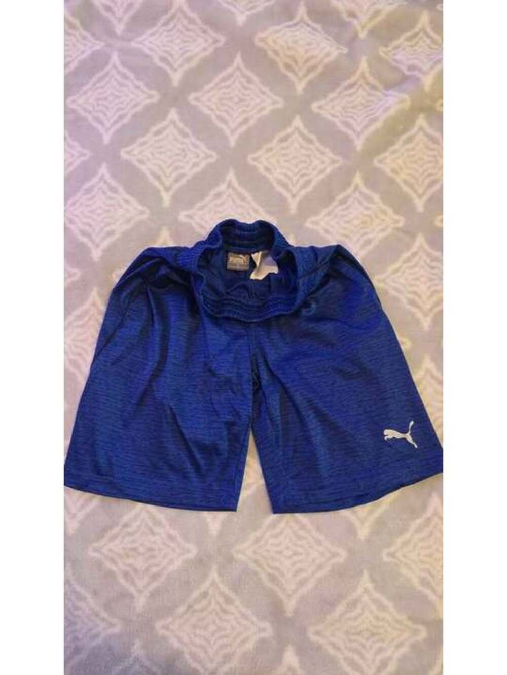 Puma Blue Athletic Shorts Small